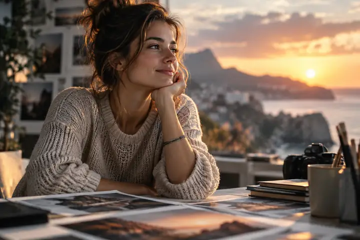 Ultra-realistic cinematic portrait with detailed expression and natural lighting